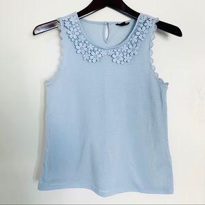 Topshop Light Blue Blouse